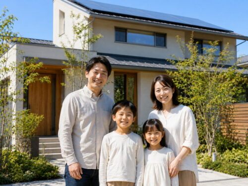 家族と省エネ住宅のまとめイメージ