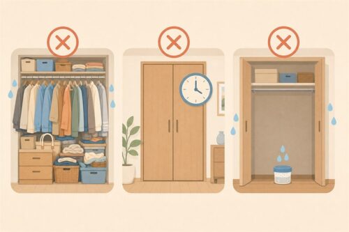 WIC湿気対策のよくある失敗