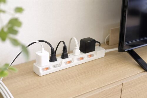 節電タップで待機電力を削減