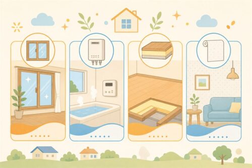 省エネリフォームのメニュー
