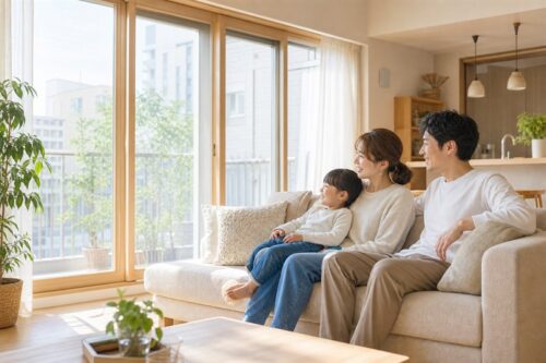 内窓リフォーム後の暖かい住まい