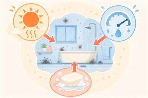 梅雨明けにカビが増える3つの理由