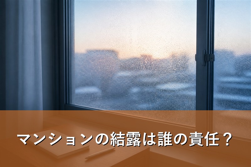 冬の朝、水滴のついた窓辺