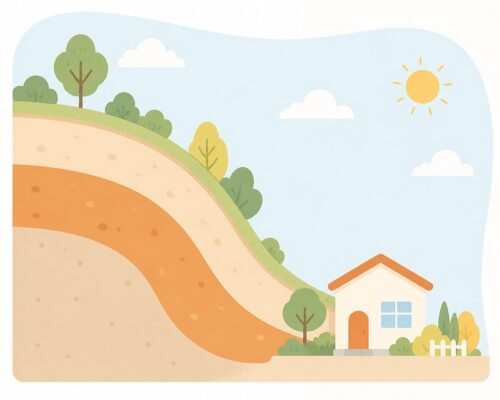 斜面と地盤のリスク