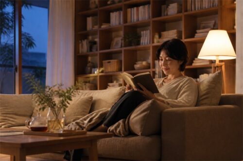 備えの整った安心なリビング