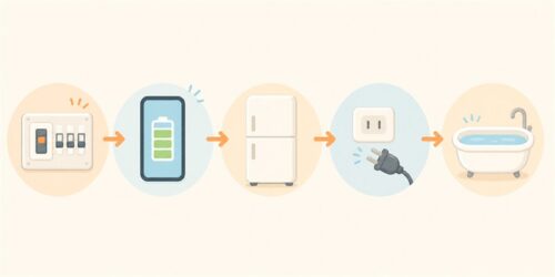 停電時にまずやること