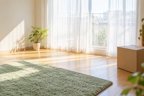 新しい部屋で迎える朝