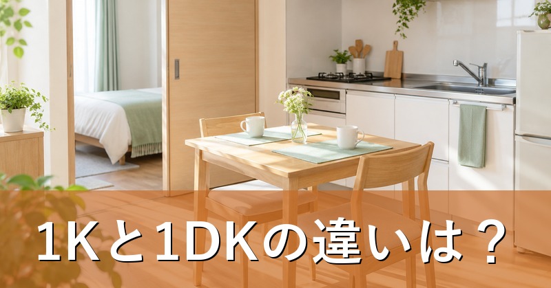 一人暮らしのダイニングキッチン