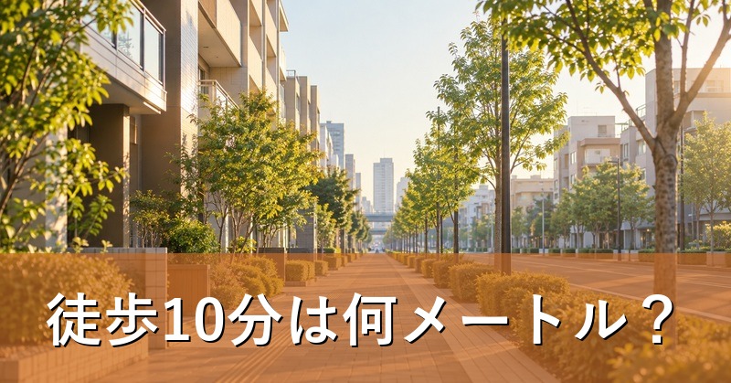 駅へ向かう住宅街の道